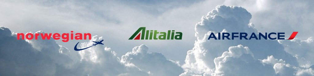 Las campañas de Brad Pitt, Norwegian, Alitalia y AirFrance
