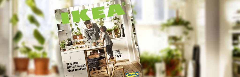 La impresión offset del catálogo IKEA de 2016